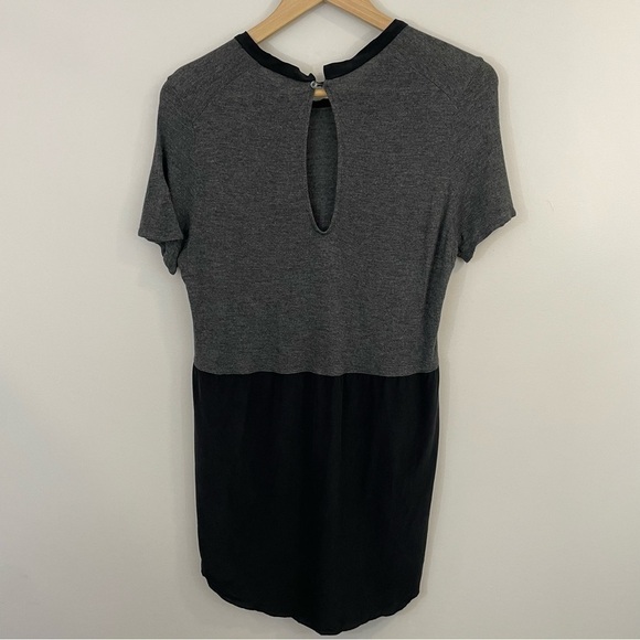 Wilfred with Silk Longline T-Shirt Womens M Grey Black Casual Top Office Career - Picture 6 of 10